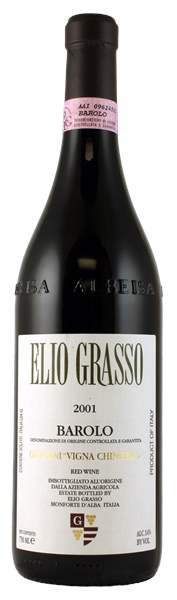 2001 Elio Grasso Barolo Gavarini Vigna Chiniera, 750ml