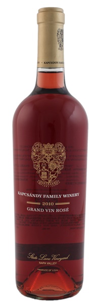 2010 Kapcsandy Family Wines State Lane Vineyard Grand Vin Rose, 750ml