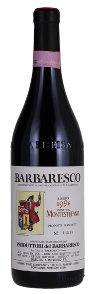 1996 Produttori del Barbaresco Barbaresco Montestefano Riserva, 750ml