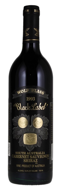 1993 Wolf Blass Black Label Cabernet/Shiraz, 750ml