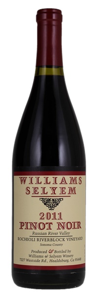 2011 Williams Selyem Rochioli Riverblock Vineyard Pinot Noir, 750ml