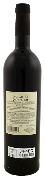 2000 Matariki Quintology, 750ml