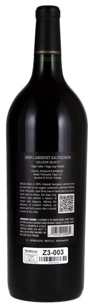 2009 Shafer Vineyards Hillside Select Cabernet Sauvignon, 1.5ltr