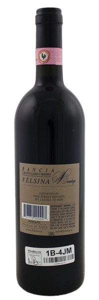 2007 Fattoria di Felsina Chianti Classico Riserva Rancia, 750ml