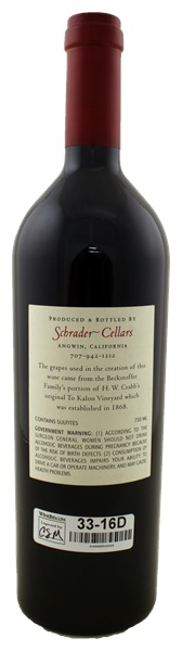 2006 Schrader CCS Beckstoffer To Kalon Vineyard Cabernet Sauvignon, 750ml