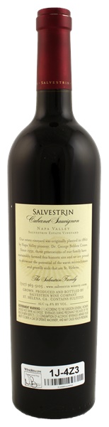 2008 Salvestrin Salvestrin Estate Vineyard Cabernet Sauvignon, 750ml