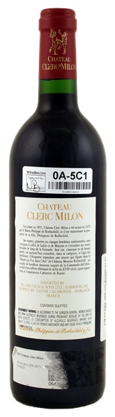 1997 Château Clerc-Milon, 750ml