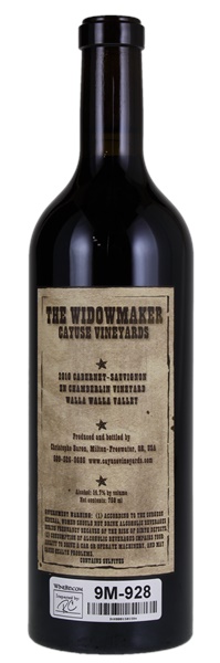 2010 Cayuse En Chamberlin Vineyard The Widowmaker Cabernet Sauvignon, 750ml