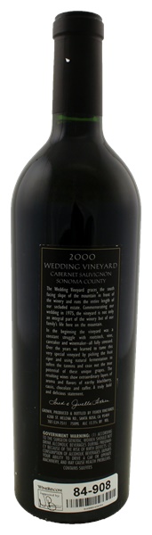 2000 Fisher Vineyards Wedding Vineyard Cabernet Sauvignon, 750ml