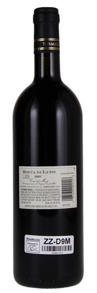2001 Tormaresca Bocca di Lupo, 750ml
