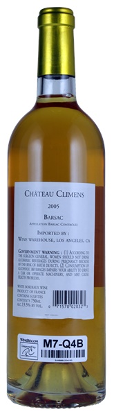 2005 Château Climens, 750ml