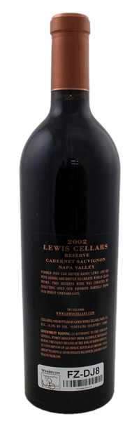 2002 Lewis Cellars Reserve Cabernet Sauvignon, 750ml