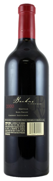 2000 Joseph Phelps Backus Vineyard Cabernet Sauvignon, 750ml