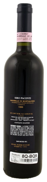 1999 Siro Pacenti Brunello di Montalcino, 750ml
