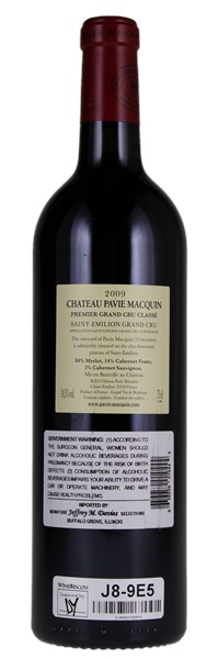 2009 Château Pavie-Macquin, 750ml