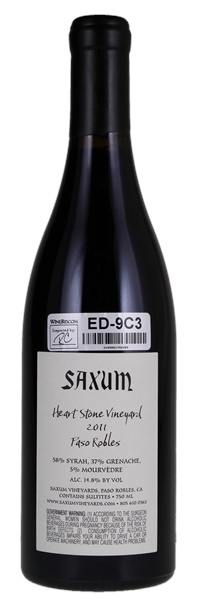 2011 Saxum Heart Stone Vineyard, 750ml