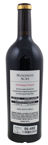 2007 Hundred Acre Kayli Morgan Vineyard Cabernet Sauvignon, 750ml