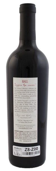 2009 Hall Segassia Vineyard Cabernet Sauvignon, 750ml