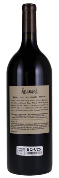 2006 Larkmead Vineyards Solari Cabernet Sauvignon, 1.5ltr