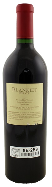 2002 Blankiet Estate Paradise Hills Vineyard Cabernet Sauvignon, 750ml