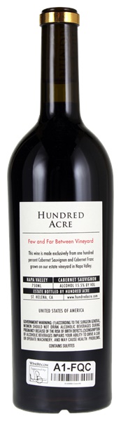 2009 Hundred Acre Few and Far Between Vineyard Cabernet Sauvignon, 750ml