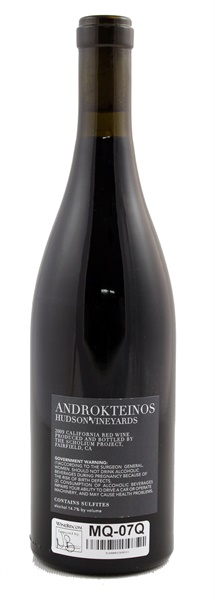 2009 Scholium Project Androkteinos Hudson Vineyards, 750ml