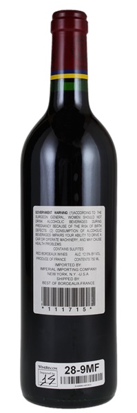 2001 Carruades de Lafite, 750ml
