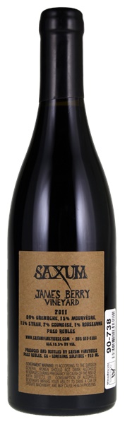 2011 Saxum James Berry Vineyard, 750ml