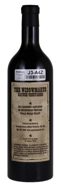 2011 Cayuse En Chamberlin Vineyard The Widowmaker Cabernet Sauvignon, 750ml