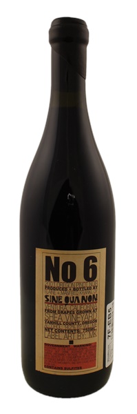 2001 Sine Qua Non No. 6 Pinot Noir, 750ml
