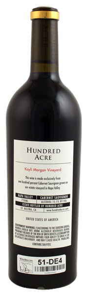 2006 Hundred Acre Kayli Morgan Vineyard Cabernet Sauvignon, 750ml
