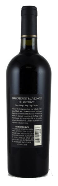 1994 Shafer Vineyards Hillside Select Cabernet Sauvignon, 750ml