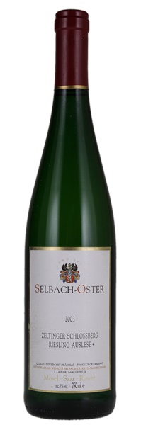 2003 Selbach-Oster Zeltinger Schlossberg Riesling Auslese *, 750ml