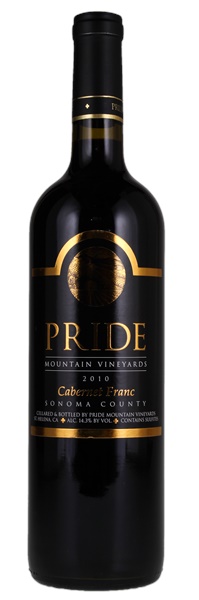2010 Pride Mountain Cabernet Franc, 750ml