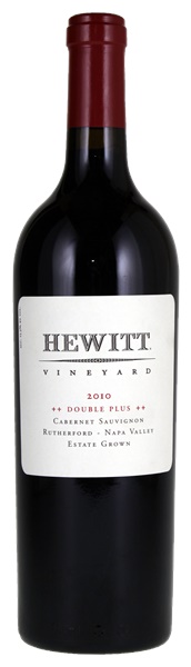 2010 Hewitt Vineyard Double Plus Cabernet Sauvignon, 750ml