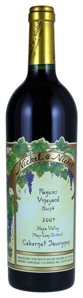 2009 Nickel and Nickel Regusci Vineyard Block 4 Cabernet Sauvignon, 750ml