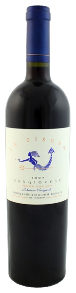 1997 La Sirena Juliana Vineyard Sangiovese, 750ml