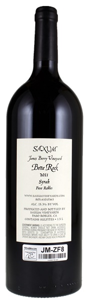 2011 Saxum James Berry Vineyard Bone Rock Syrah, 1.5ltr