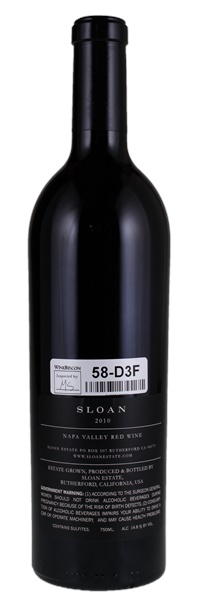 2010 Sloan Proprietary Red, 750ml