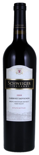 2008 Schweiger Cabernet Sauvignon, 750ml