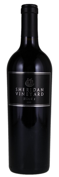 2010 Sheridan Vineyard Block 1 Cabernet Sauvignon, 750ml