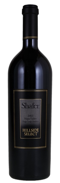 2003 Shafer Vineyards Hillside Select Cabernet Sauvignon, 750ml