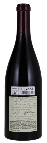 2008 Kosta Browne Amber Ridge Vineyard Pinot Noir, 750ml