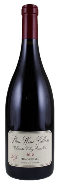 2010 Shea Wine Cellars Shea Vineyard Block 31 Pinot Noir, 750ml
