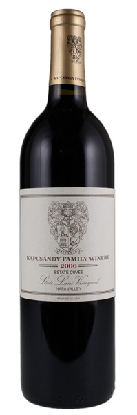 2006 Kapcsandy Family Wines State Lane Vineyard Estate Cuvee, 750ml