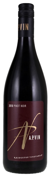 2010 A.P. Vin Ridgetop Vineyard Pinot Noir (Screwcap), 750ml