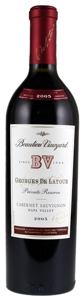 2005 Beaulieu Vineyard Georges de Latour Private Reserve Cabernet Sauvignon, 750ml