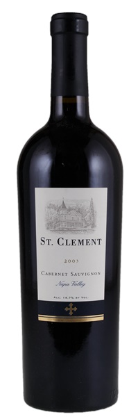 2003 St. Clement Cabernet Sauvignon, 750ml