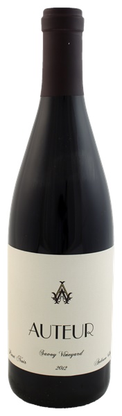 2012 Auteur Savoy Vineyard Pinot Noir, 750ml