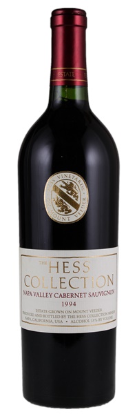 1994 Hess Collection Estate Mount Veeder Cabernet Sauvignon, 750ml